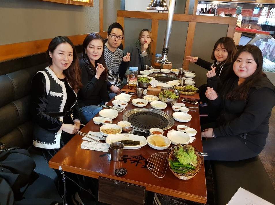 2019학년도 대비 교수, 학생 임원 모임~~!! 2019학년도 뷰티케어학과 화이팅 (^.*)////