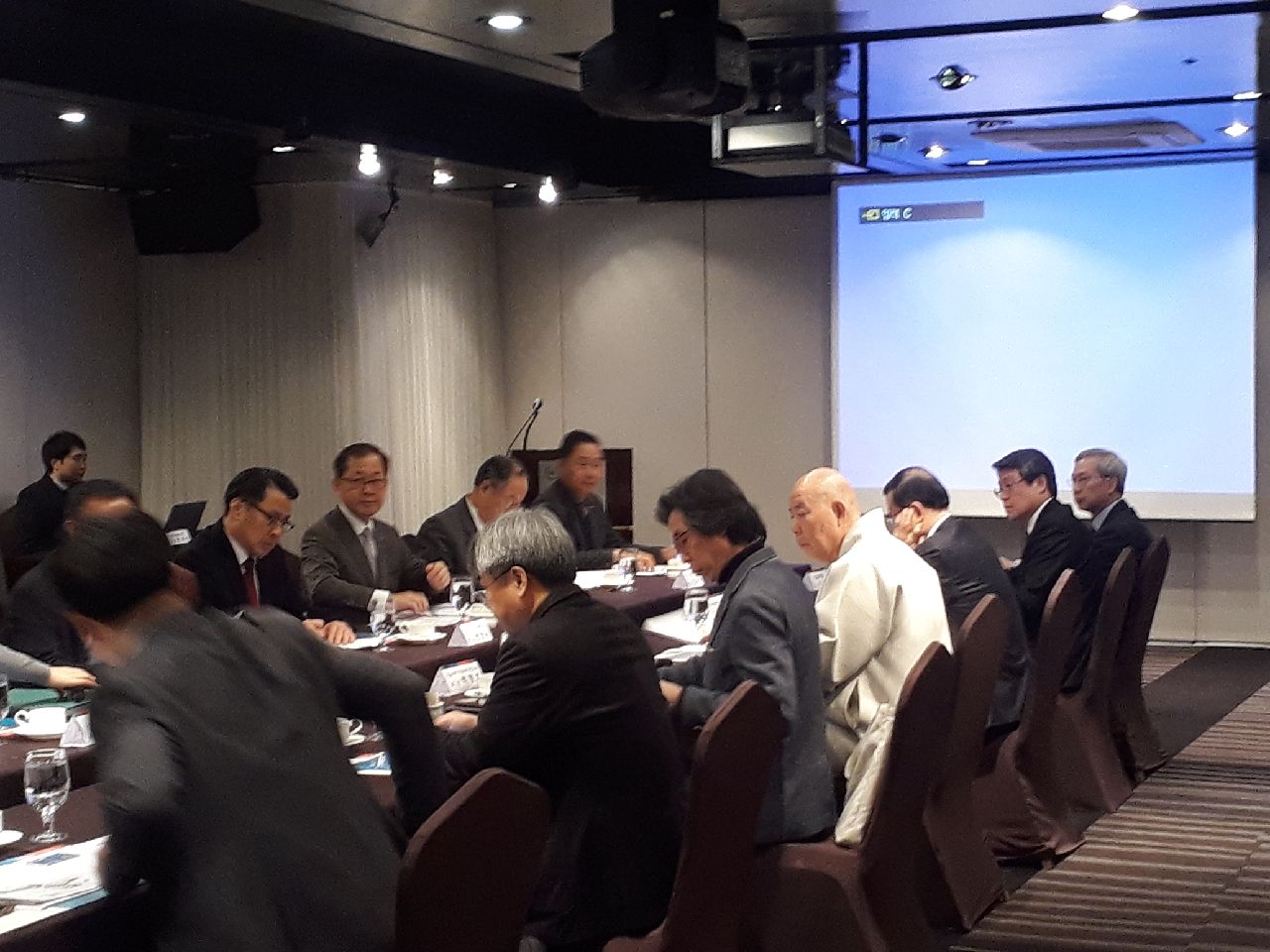 사총협 회장단회의 참석