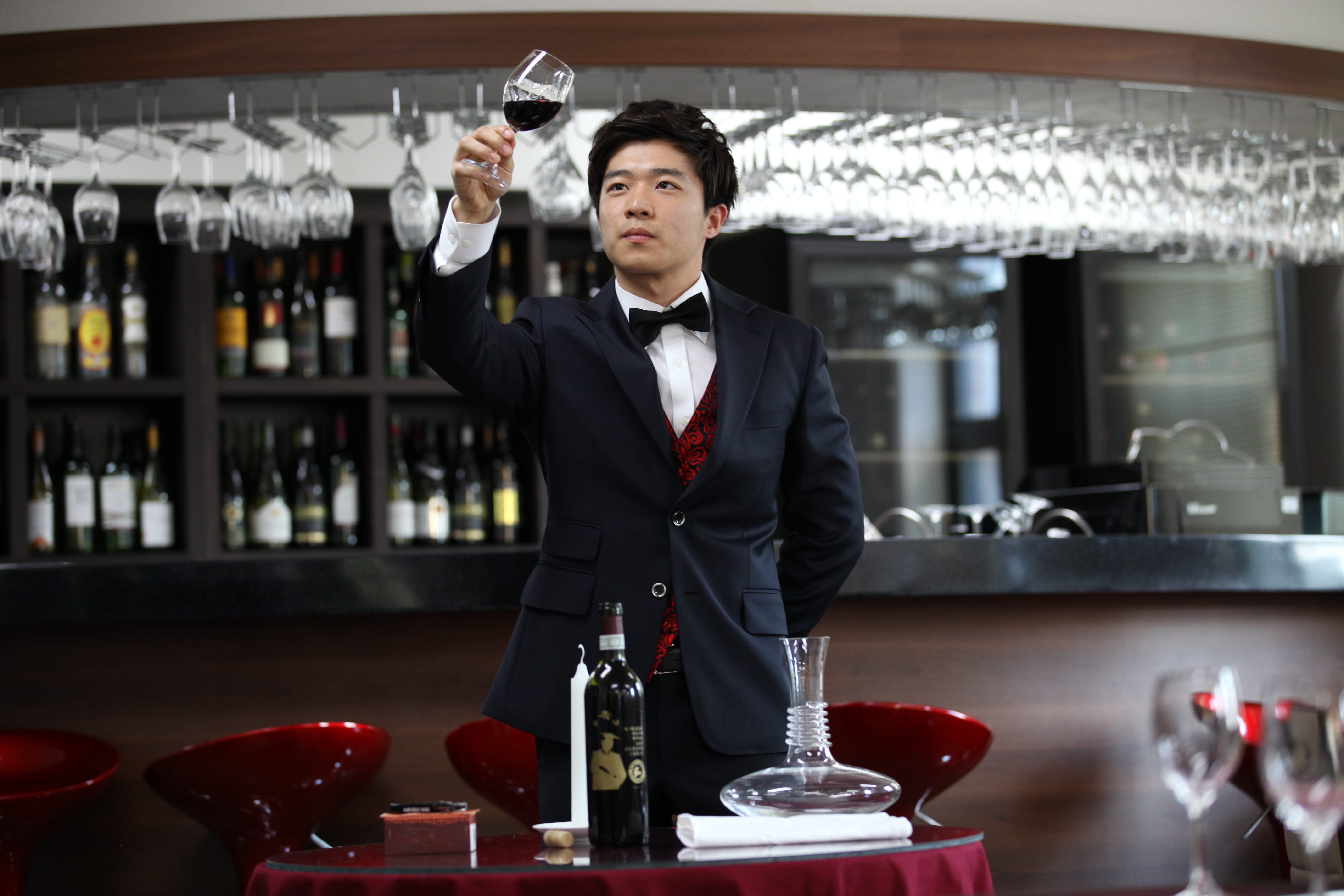 호텔리어-와인서비스